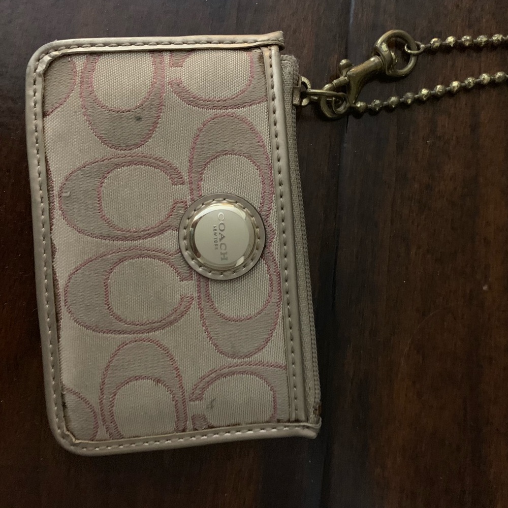 Coach coin/card holder